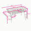 Lit de jeu Loft avec bureau éclairé à DEL et tablette de rangement-1342287075