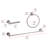 Alma 3 - Piece Bathroom Hardware Set-95281302