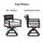 5-Piece Outdoor Patio Aluminum Furniture