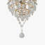 1 - Light Natural Dome Pendant