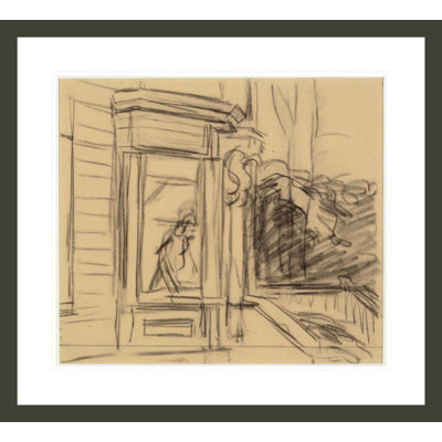 «Study for Cape Cod Morning» par Edward Hopper, impression giclée encadrée