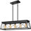 Luminaire suspendu linéaire en métal 5 lumières Deizel