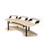 Bureau en chêne naturel de 83 po pour la musique, organisez votre espace - moderne,-963699607