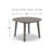Extendable Round Solid Wood Base Dining Table-112384467-112384466