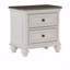 Finition blanc antique et finition brun-gris