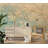 Vintage Chinoiserie on Grunge Peel and Stick Wallpaper Mural-57786377