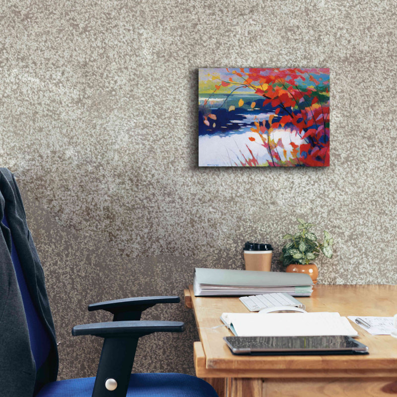 «Afprès Calm» par Tadashi Asoma, art mural sur toile, H 12 po x l 16 po x P 0,75 po
