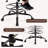 Inbox Zero Ergonomic Mesh Drafting Chair with Adjustable Footrest-1433676604-1433676606