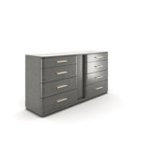 Continental Transitional 8 Drawer 72" W Dresser