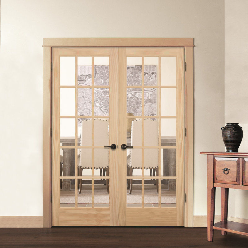 Portes françaises en verre, 72 po x 80 po