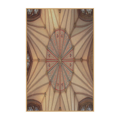 Tapis décoratif brune abstraite