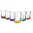 LAV - Zen+ Glass Coffee Mugs - 225ml - Multicolour Base