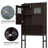 Ancilin Over-the-Toilet Storage Cabinet, Bathroom Shelf Over Toilet, Bathroom Storage Cabinet Organizer with Doors-1382293082