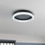 Plafonnier encastré 30 W à DEL, à intensité variable, métal noir et résine, 6000 K, certifié ETL, 3300 lumens, 120 V