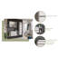 Payeton Rectangle Wall Mirror with Shelves
