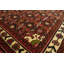 Tapis unique en laine noué à la main de style années 2010 de 3 pi 6 po x 4 pi 9 po noir / jaune / rouge Mittler