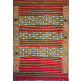 Monaco Wool Moroccan Area Rug in Red