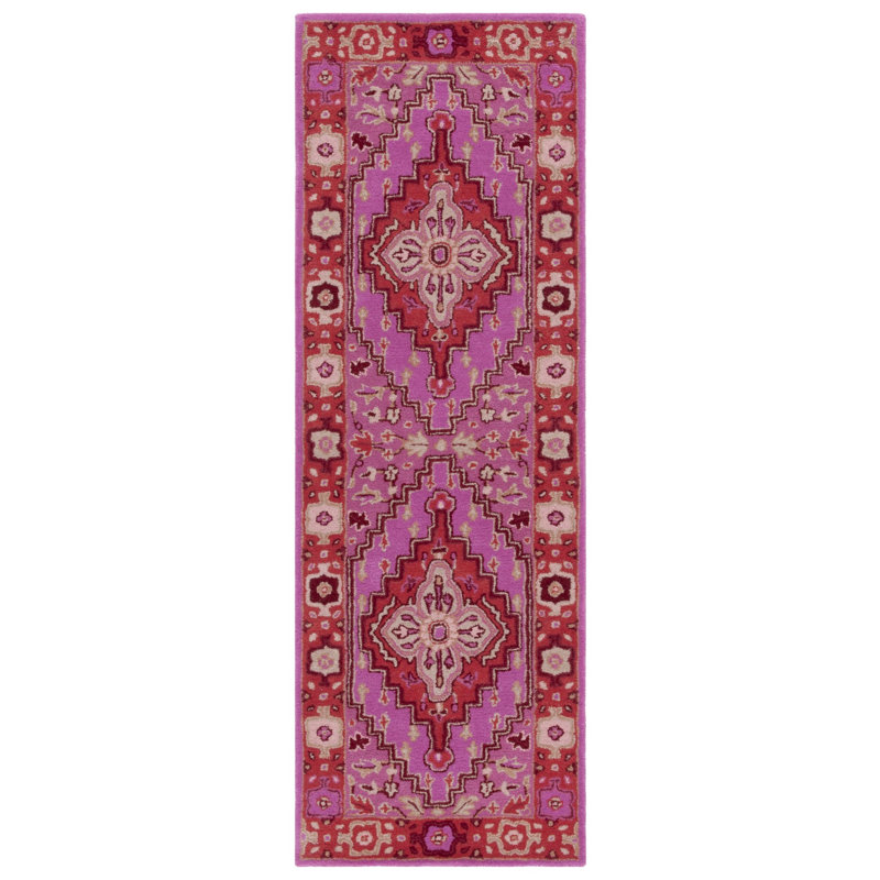 Blokzijl Hand Tufted Wool Oriental Rug, Runner 2'3" x 7'
