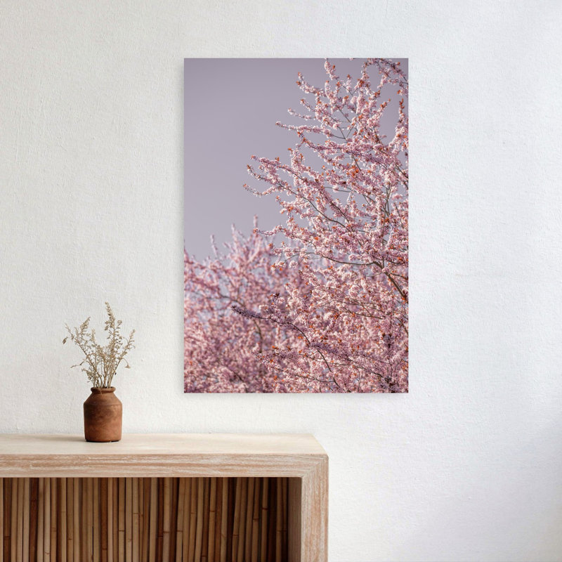 Fleurs de cerisier rose, 24" H x 16" W