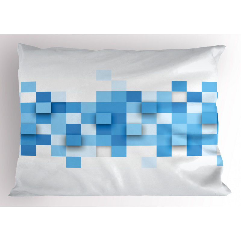 Polyester Abstract Sham Set, Twin
