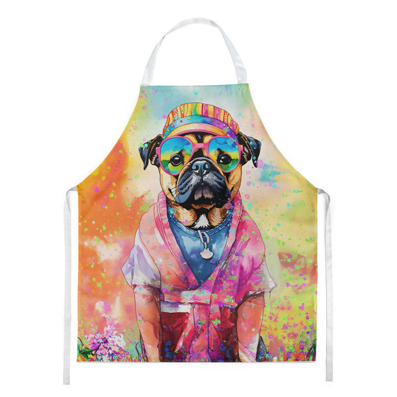 No Pattern Bib Apron