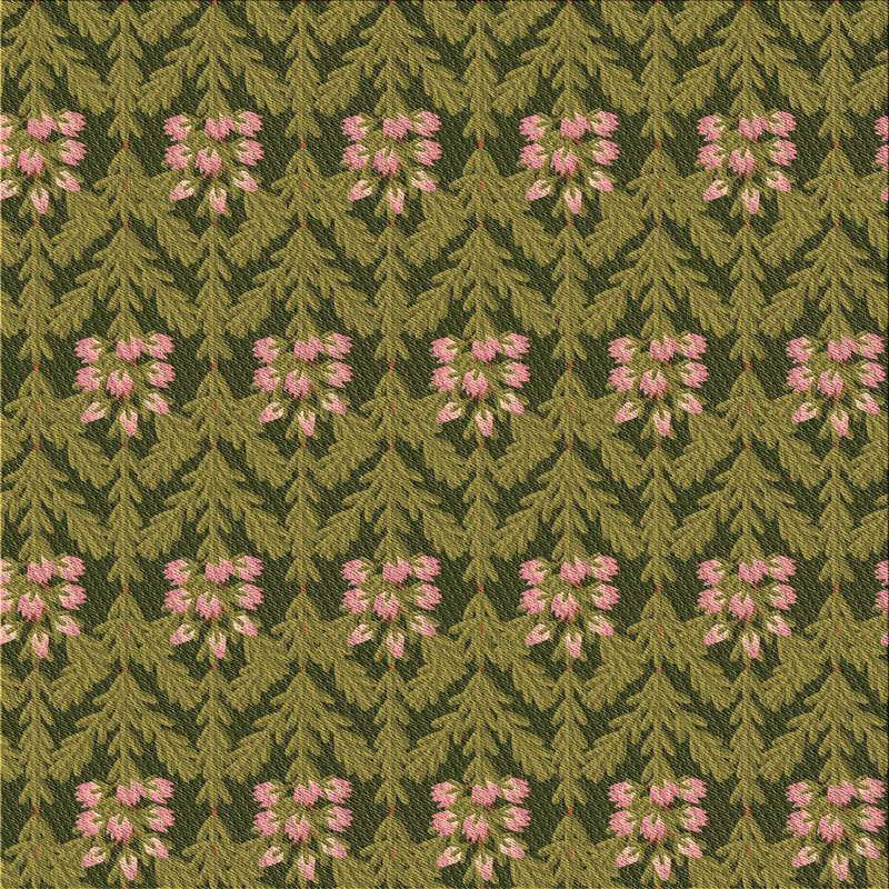 Performance Wool Floral Indoor Rug, Square 3'