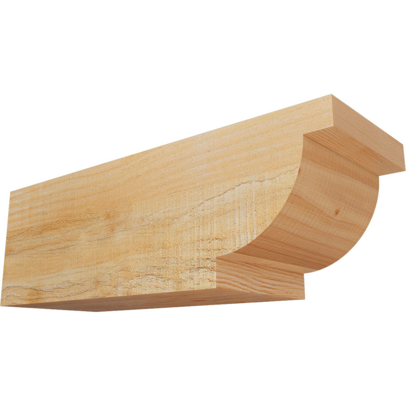 Alpine Rough Sawn, Sapin de Douglas, H 6 po x l 18 po x P 6 po
