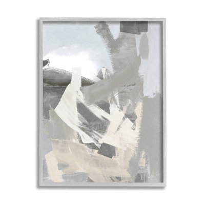" Chaotic Grey Painting "