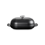 Le Creuset Enameled Cast Iron Signature Oval Bread Oven 11.5 In - Licorice Crucible Ss Knob