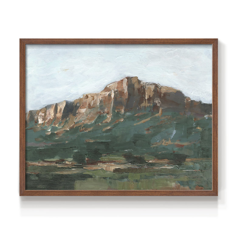 «Heading West II», reproduction encadrée, H 11 po x l 14 po, Noyer