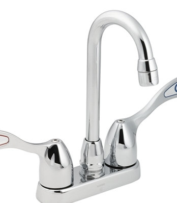 Commercial Two Handle Bar Faucet in Chrome