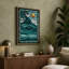 Stained Glass Coastal - Wrapped Canvas-726411604-726411607