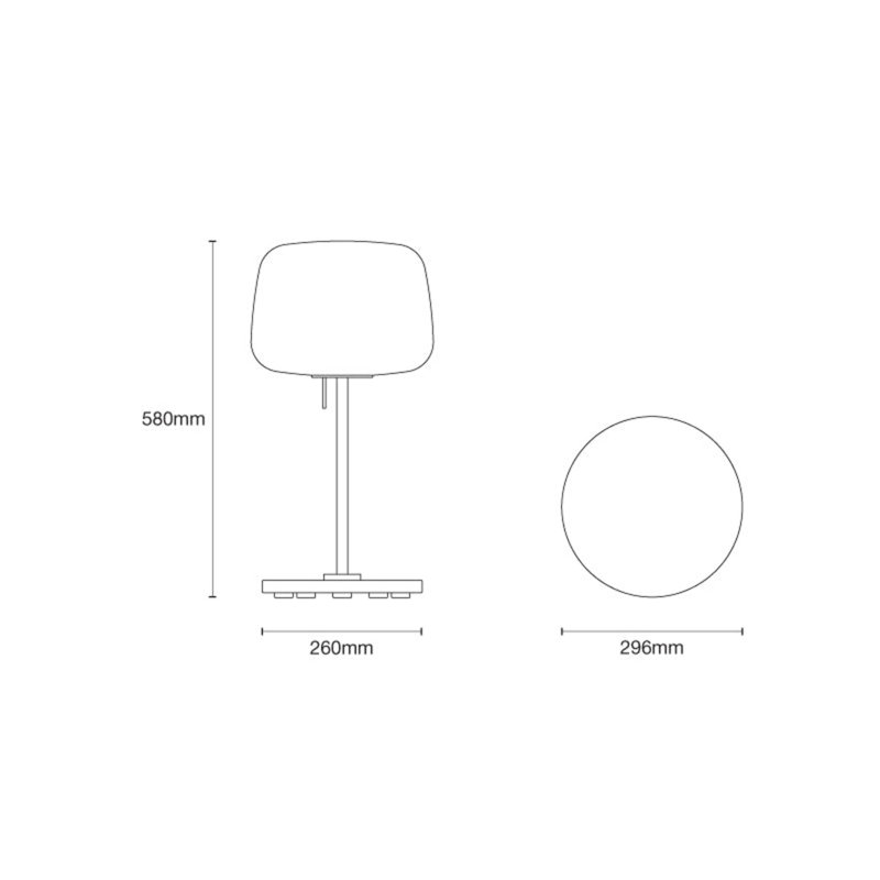 Soft Table Lamp, Black