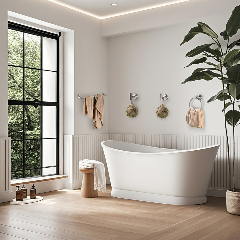 5 - Piece Bathroom Hardware Set, Brushed Nickel