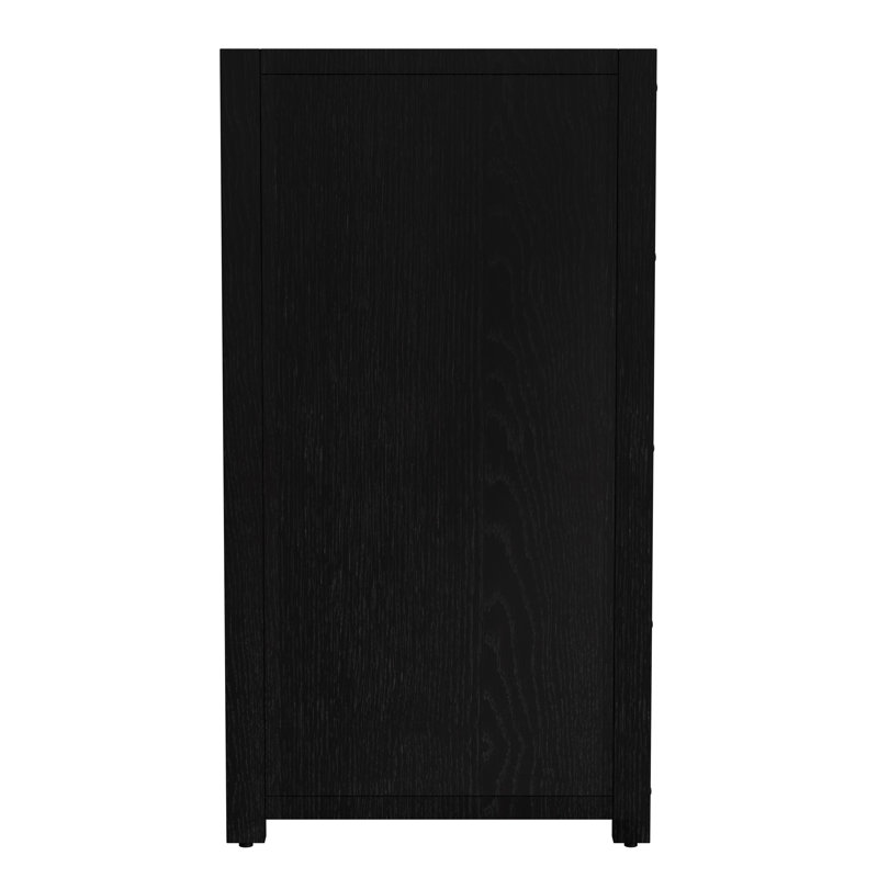 Lark 3 Drawer Dresser, Black