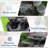 7-Tier Cascading Rock Water Fountain Outdoor Garden Waterfall with Lights, Fountain Indoor Decor