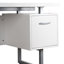 Bureau d'écriture moderne avec 3 tiroirs Credenza