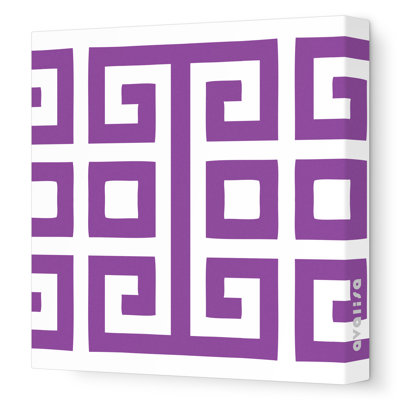 Art sur toile étiré big square Pattern