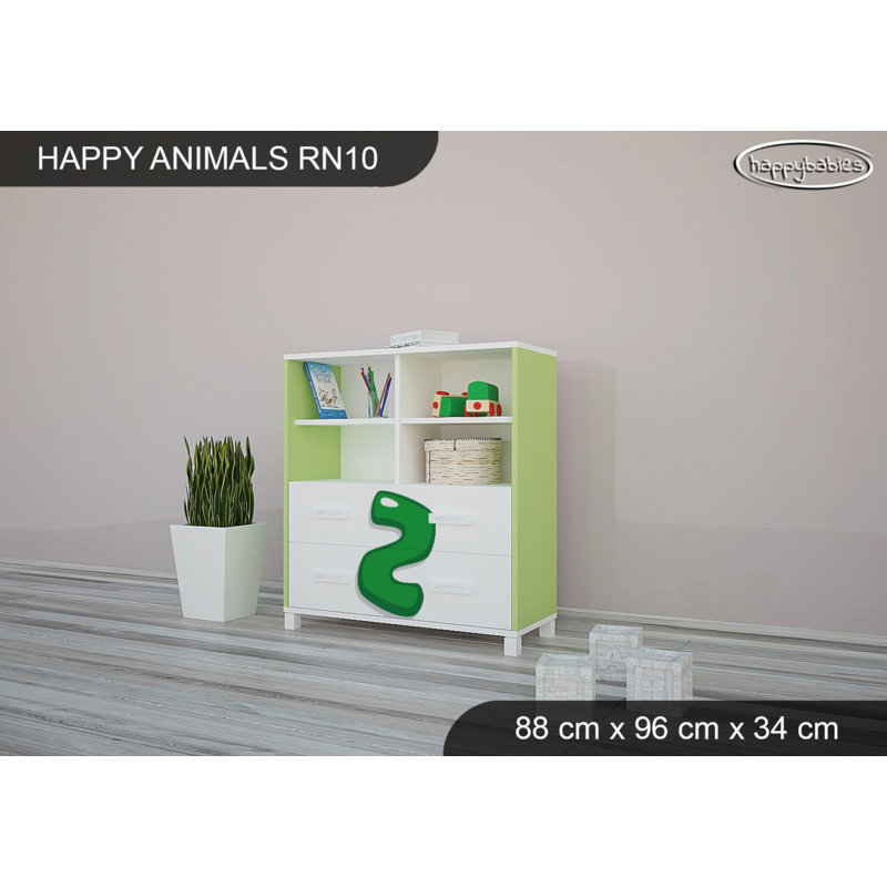 88cm W Kids Cube, Green