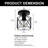 Nakim Cage Flush Mount ceiling light