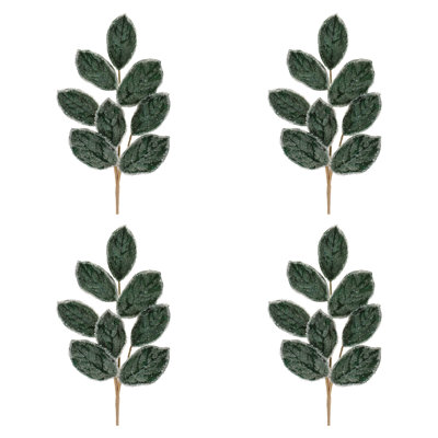 Feuille de magnolia perlée (ensemble de 4)