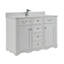 48" Cadet Finish Solid Wood Sink Vanity  With 1' Artificial Stone Top-381423861