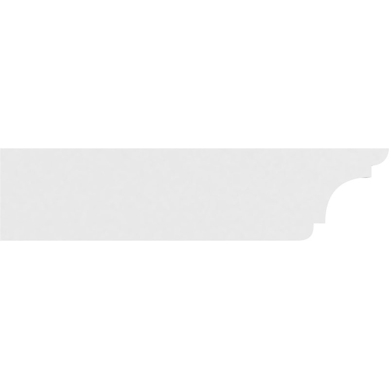 4"W x 10"H x 42"L Standard New Brighton Architectural Grade PVC Rafter Tail, 10"H x 4"W x 42"D
