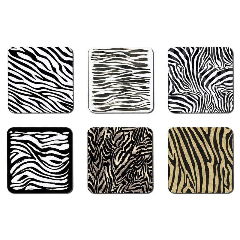 Square 6 Piece Coaster Set