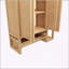 Armoire murale polyvalente en bambou pour le rangement et l'organisation