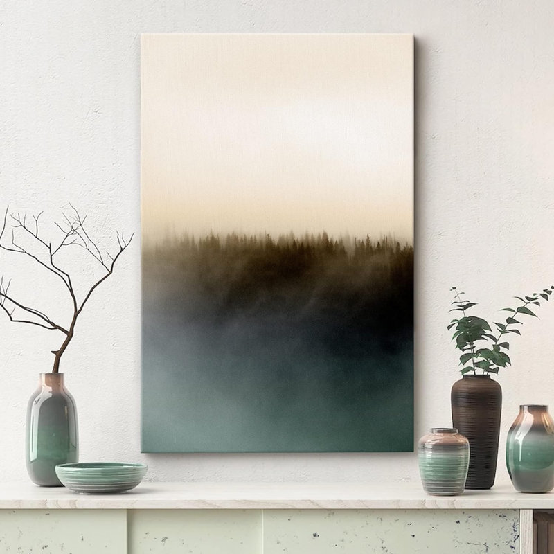 «Pastel Clouds Over Dark Forest» sur, Toile tendue, H 24 po x l 16 po