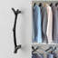 4 pièces de grandes poignées d'armoire de style branche de brindille d'arbre rétro, poignée de tiroir en alliage de zinc pour garde-robe de ferme maison de campagne (paquet de 4, distance entre les trous 5 po, noir)