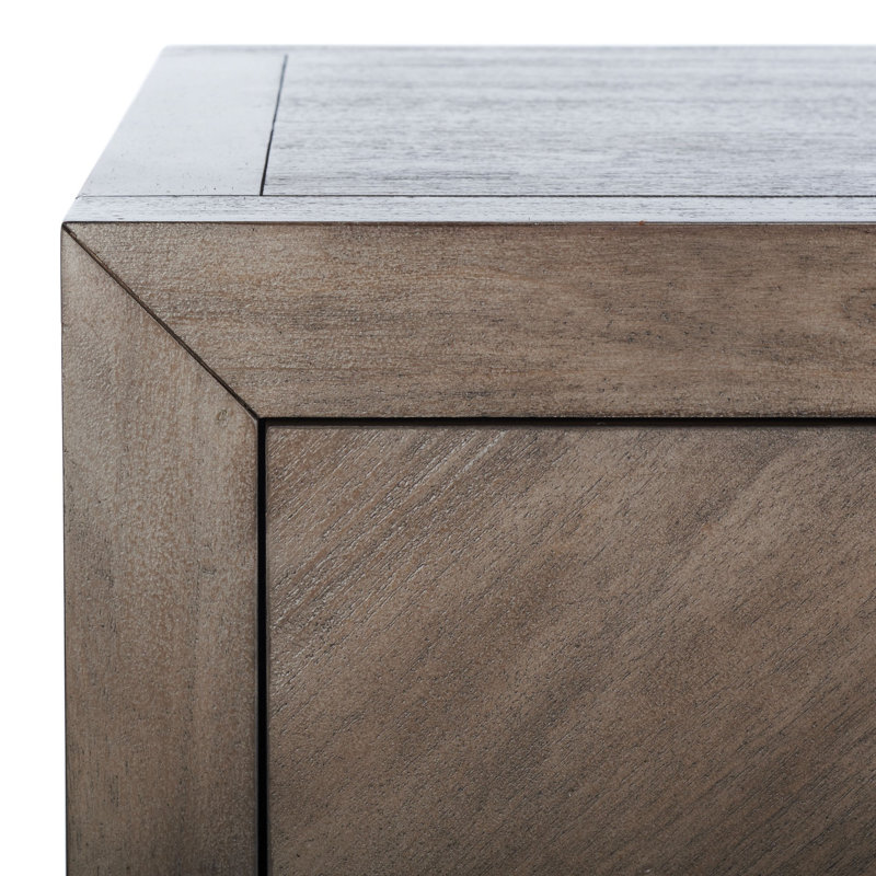 Steve Light Brown Mahogany 2-Drawer Nightstand