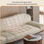 Canapé blanc en polyester 86,61 po