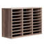 Organisateur de documents en bois 27 compartiments, tablettes réglables, centre de courrier en panneau de fibres à densité moyenne, rangement pour documents scolaires, documents, magazines-115899224-115899226